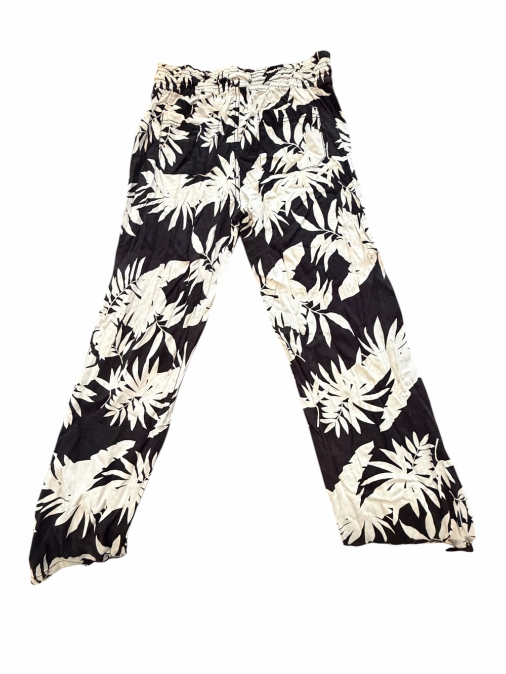 CALI1850 Women's Casual Printed Beach Linen Pants (008) - Picture 2 of 5